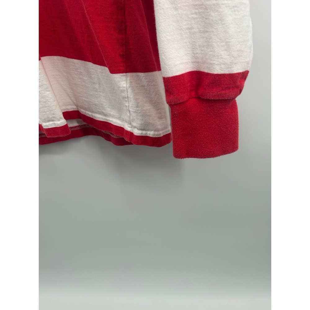 Barbarian Casual Weight Striped Rugby Jersey Red Lightweight Large Canada - Picture 6 of 11